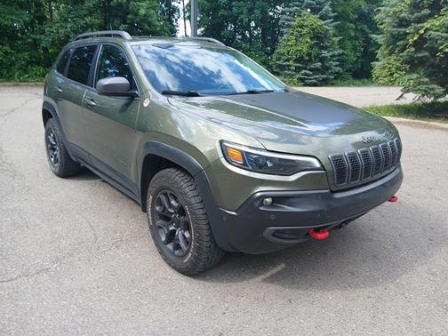 Olive Green Pearlcoat 2021 Jeep Cherokee Trailhawk