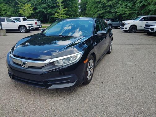 Crystal Black Pearl 2018 Honda Civic LX