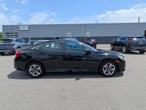 Crystal Black Pearl 2018 Honda Civic LX