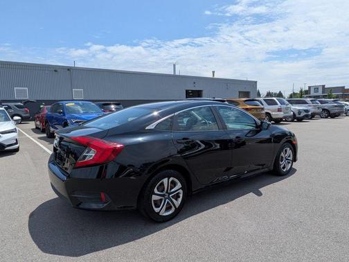 Crystal Black Pearl 2018 Honda Civic LX
