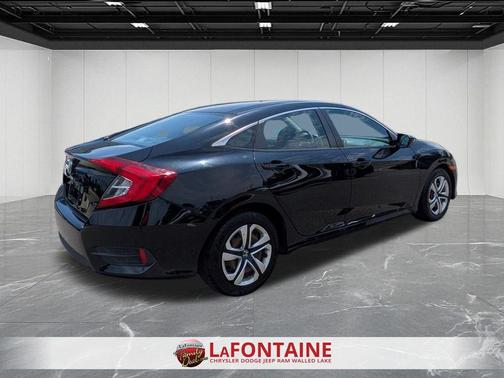 Crystal Black Pearl 2018 Honda Civic LX