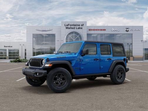 Hydro Blue Pearl-Coat Exterior Paint 2026 Jeep Wrangler Willys