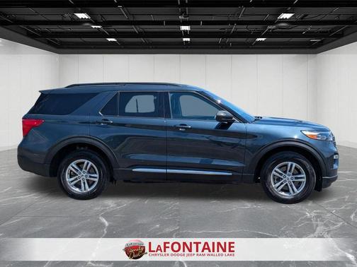 Stone Blue Metallic 2024 Ford Explorer XLT