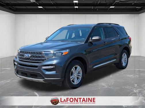Stone Blue Metallic 2024 Ford Explorer XLT