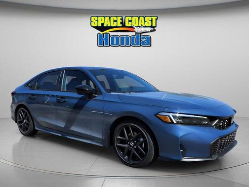 Blue 2026 Honda Civic Sport