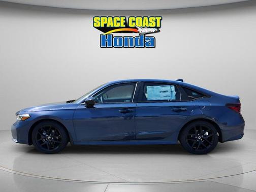 Blue 2026 Honda Civic Sport