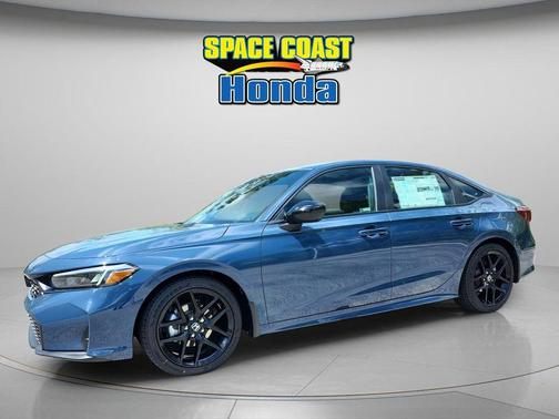 Blue 2026 Honda Civic Sport
