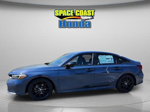 Blue 2026 Honda Civic Sport