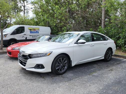Platinum White Pearl 2021 Honda Accord EX-L
