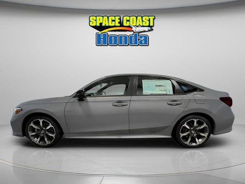 Gray 2026 Honda Civic Hybrid Sport Touring