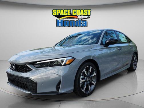 Gray 2026 Honda Civic Hybrid Sport Touring