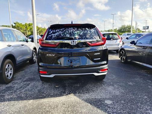 Crystal Black Pearl 2021 Honda CR-V Hybrid EX-L