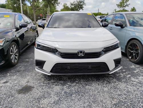 Platinum White Pearl 2024 Honda Civic Sport