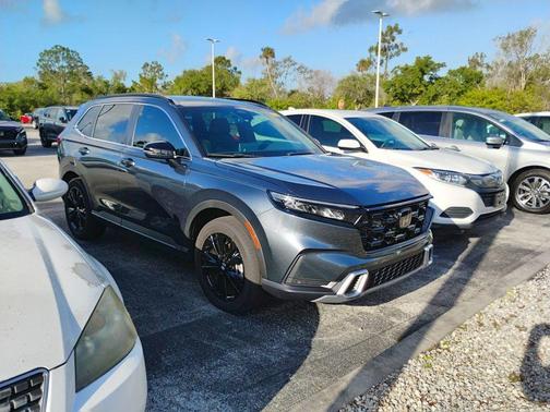 Meteorite Gray Metallic 2023 Honda CR-V Hybrid Sport Touring