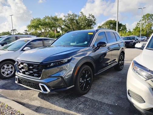 Meteorite Gray Metallic 2023 Honda CR-V Hybrid Sport Touring