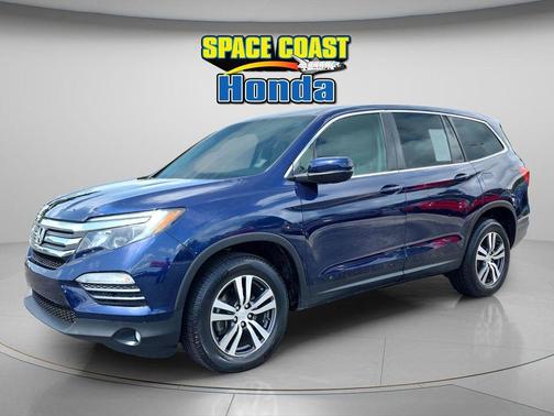 Obsidian Blue Pearl 2017 Honda Pilot EX