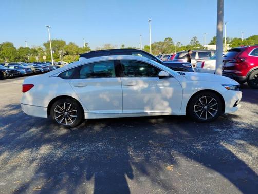 Platinum White Pearl 2021 Honda Accord EX-L
