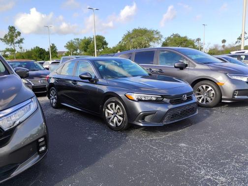 Meteorite Gray Metallic 2023 Honda Civic LX