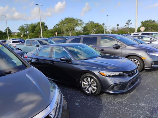 Meteorite Gray Metallic 2023 Honda Civic LX