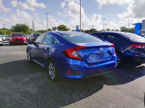 Aegean Blue Metallic 2018 Honda Civic LX