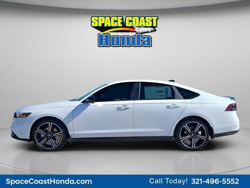 Platinum White Pearl 2026 Honda Accord Hybrid Sport