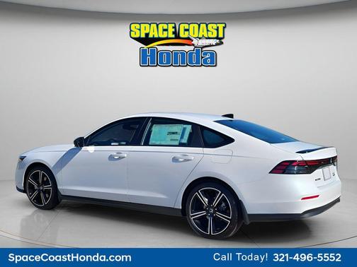 Platinum White Pearl 2026 Honda Accord Hybrid Sport