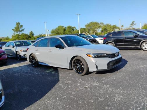 Urban Gray Pearl 2025 Honda Civic Sport