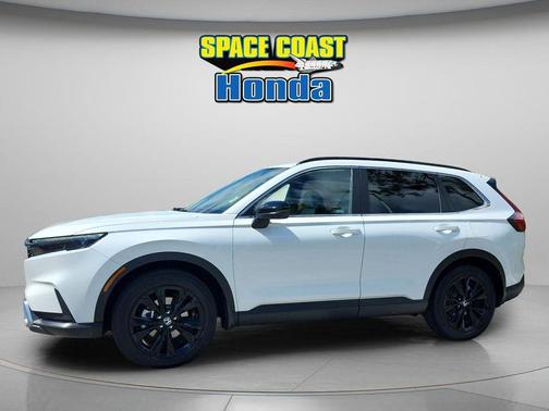 Platinum White Pearl 2023 Honda CR-V Hybrid Sport Touring
