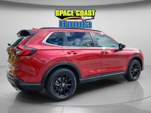 Radiant Red Metallic 2025 Honda CR-V Hybrid Sport-L