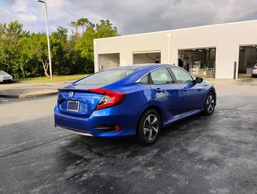 Aegean Blue Metallic 2021 Honda Civic LX