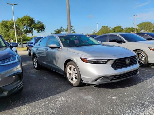 Solar Silver Metallic 2024 Honda Accord LX