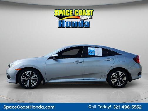 Lunar Silver Metallic 2017 Honda Civic EX-L