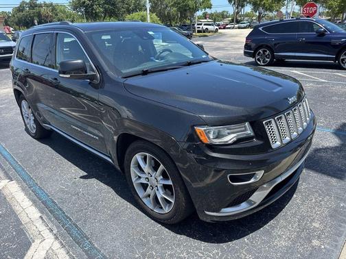 Brilliant Black Crystal Pearlcoat 2016 Jeep Grand Cherokee Summit