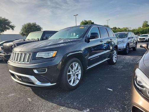 Brilliant Black Crystal Pearlcoat 2016 Jeep Grand Cherokee Summit