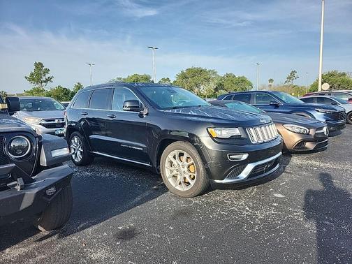 Brilliant Black Crystal Pearlcoat 2016 Jeep Grand Cherokee Summit