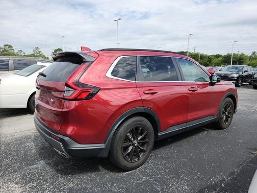 Radiant Red Metallic 2024 Honda CR-V Hybrid Sport