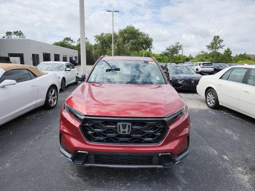 Radiant Red Metallic 2024 Honda CR-V Hybrid Sport