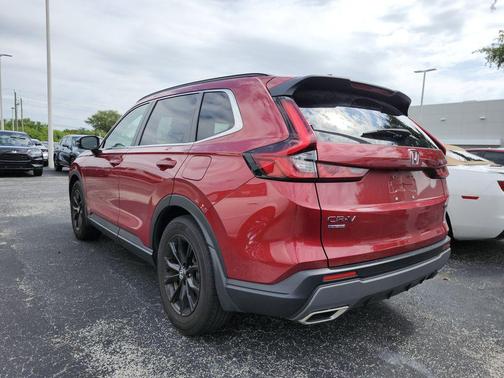 Radiant Red Metallic 2024 Honda CR-V Hybrid Sport