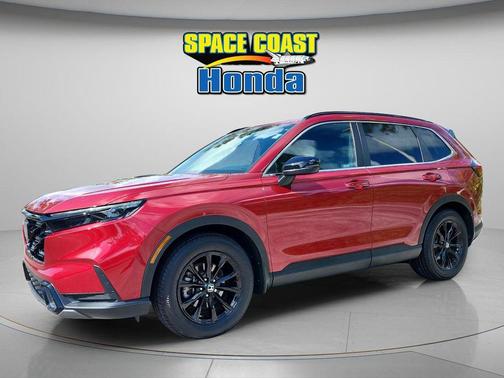 Radiant Red Metallic 2024 Honda CR-V Hybrid Sport