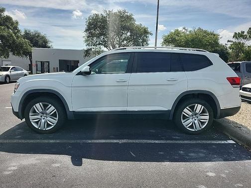Pure White 2019 Volkswagen Atlas 3.6L SEL