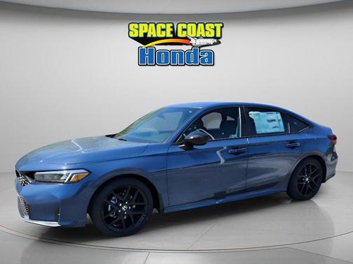 Blue 2026 Honda Civic Sport