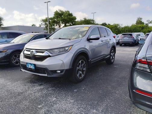 Lunar Silver Metallic 2018 Honda CR-V EX