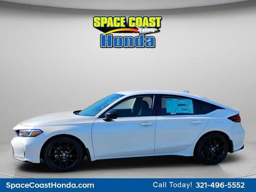 Platinum White 2026 Honda Civic Sport