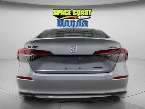 Gray 2026 Honda Civic Hybrid Sport