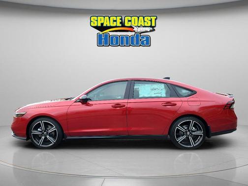 Radiant Red 2026 Honda Accord Hybrid Sport