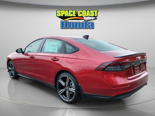 Radiant Red 2026 Honda Accord Hybrid Sport