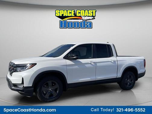 Platinum White 2026 Honda Ridgeline TrailSport
