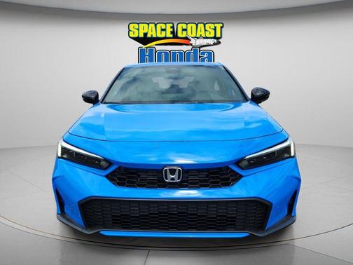 Blue 2026 Honda Civic Hybrid Sport Touring