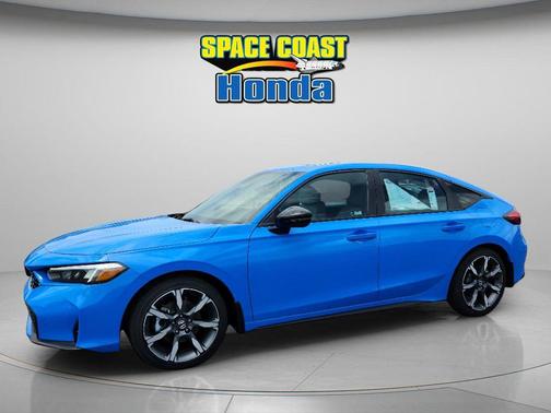 Blue 2026 Honda Civic Hybrid Sport Touring