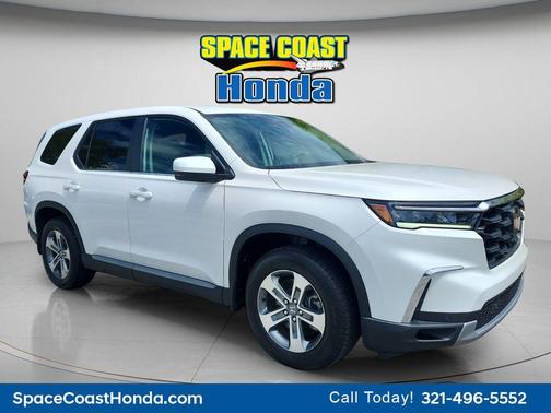 Platinum White Pearl 2025 Honda Pilot EX-L